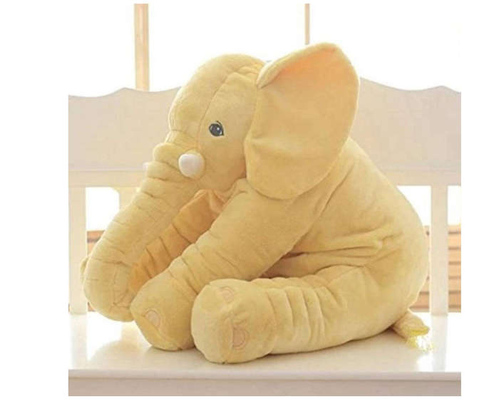 Hurriaj Plush Elephant Toy, Pillow - Yellow