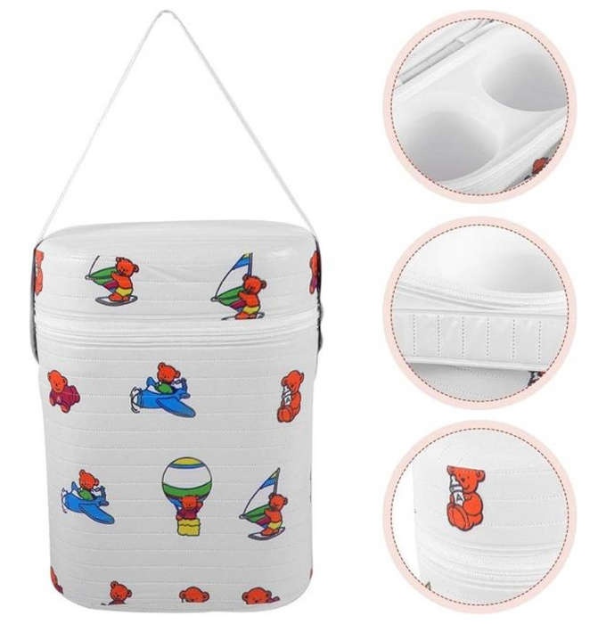 hurriaj Cute Design Double Insulated Baby Bottle Warmer