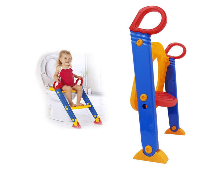 hurriaj Baby Toddler Potty Training Toilet Ladder Steps Seat