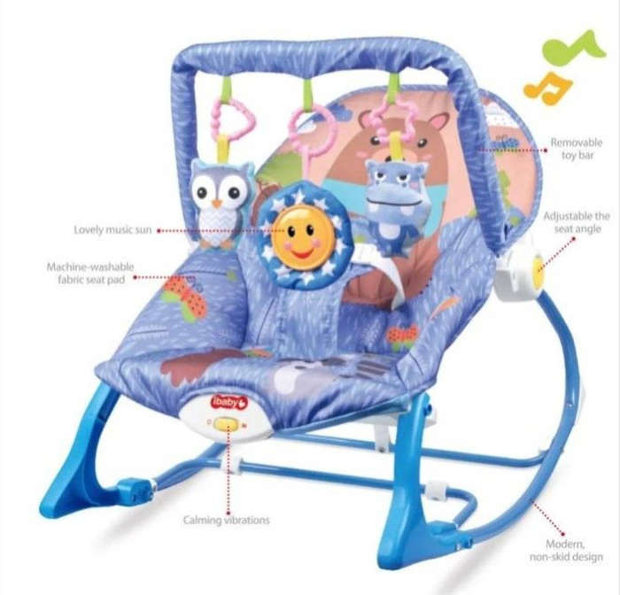 hurriaj Baby Infant-to-Toddler Rocker - Blue