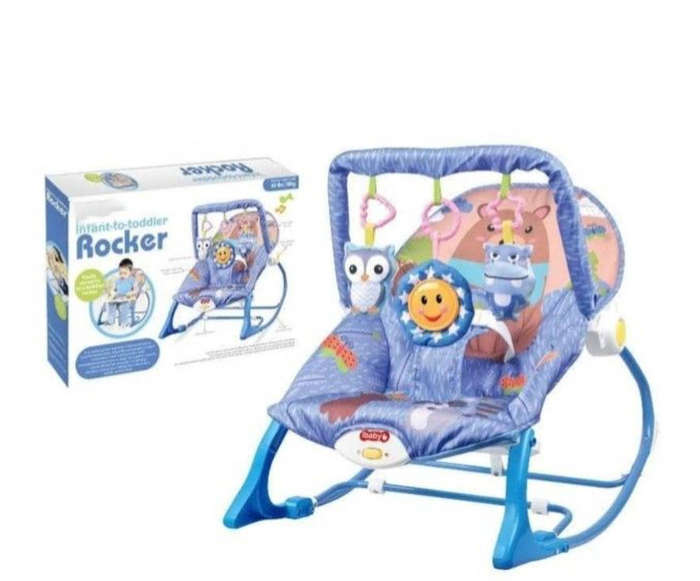 hurriaj Baby Infant-to-Toddler Rocker - Blue