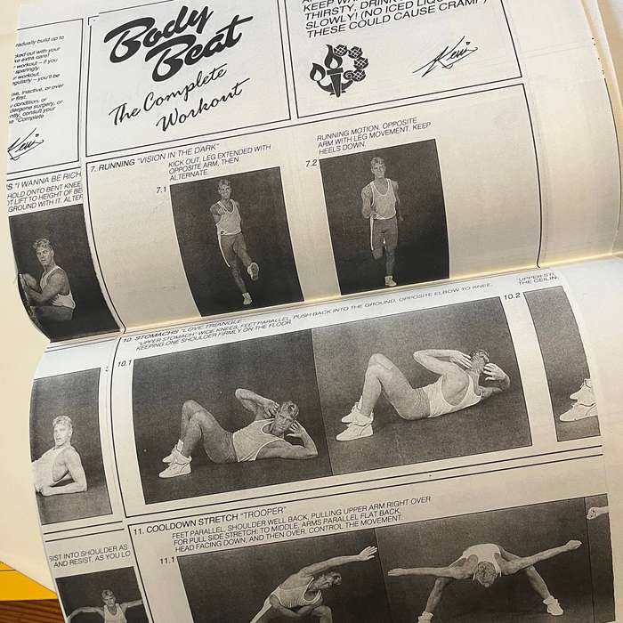 Body Beat  The Complete Workout LP (Trutone Music, 1980s South Africa, Exercise Vinyl + Poster)