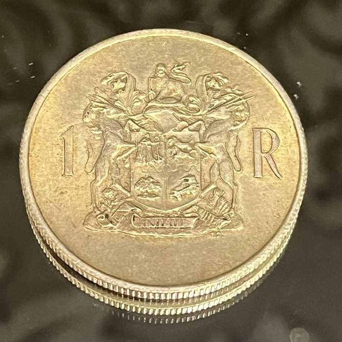 1969 South Africa 1 Rand  80% Silver