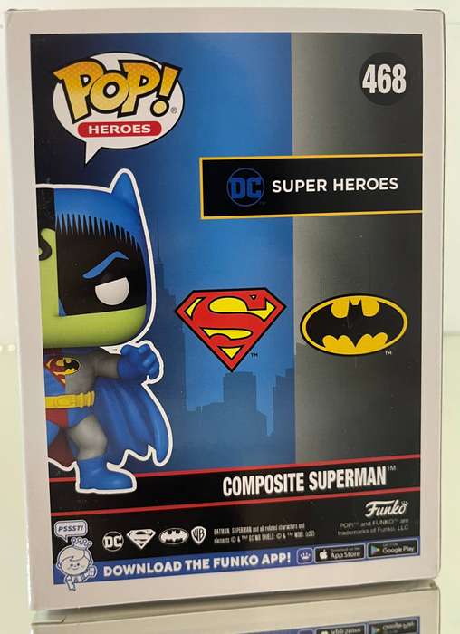 Funko Pop! DC Heroes Composite Superman #468  Entertainment Earth Exclusive (Limited Edition)