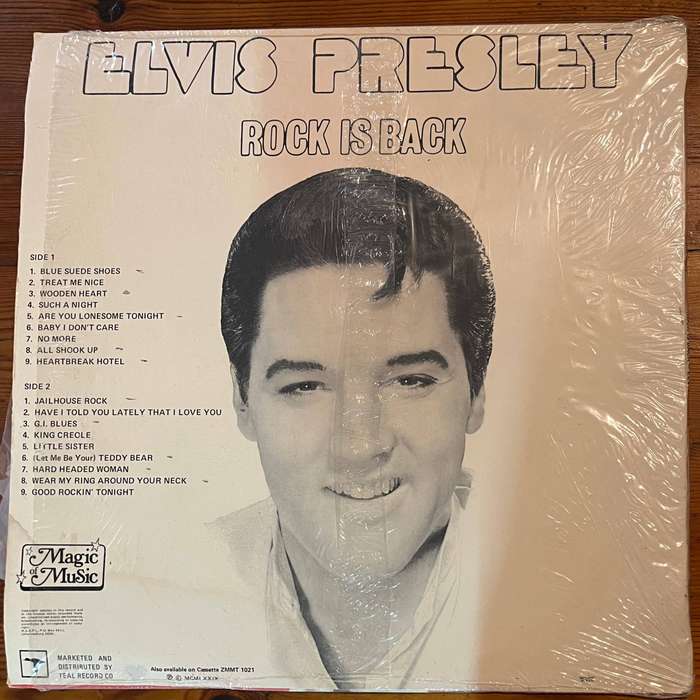 Elvis Presley  Rock Is Back LP (RCA / Magic of Music)  Vintage Vinyl Record