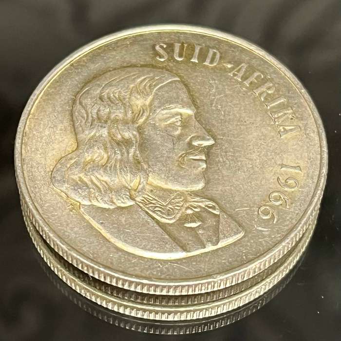 South Africa  1966 1 Rand Silver Coin (80% Silver)