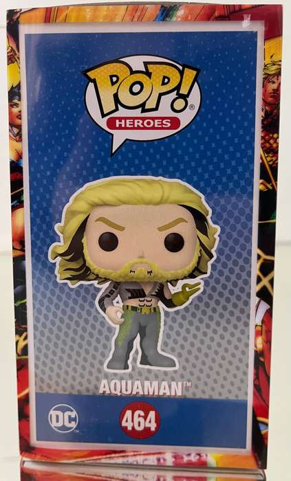 Funko Pop! DC Justice League Aquaman #464  Target Exclusive with Sleeve