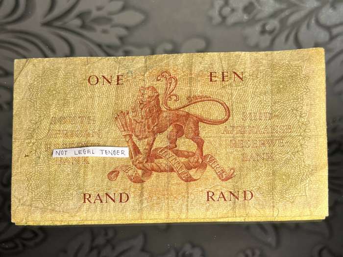 South Africa 1 Rand 1961 Banknote