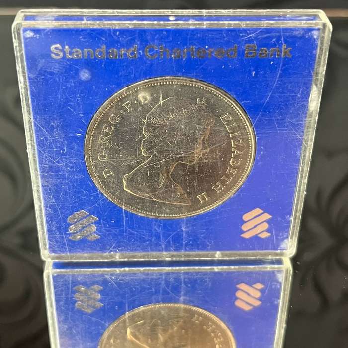 1981 Royal Wedding Collectors Lot  Crown Coin (Charles & Diana) + Huisgenoot Magazine