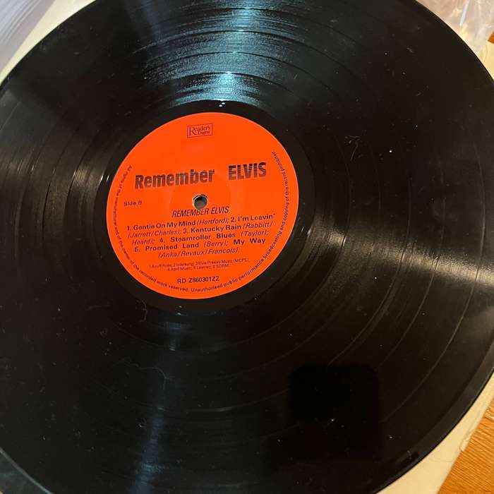 Remember Elvis  Readers Digest Vinyl LP