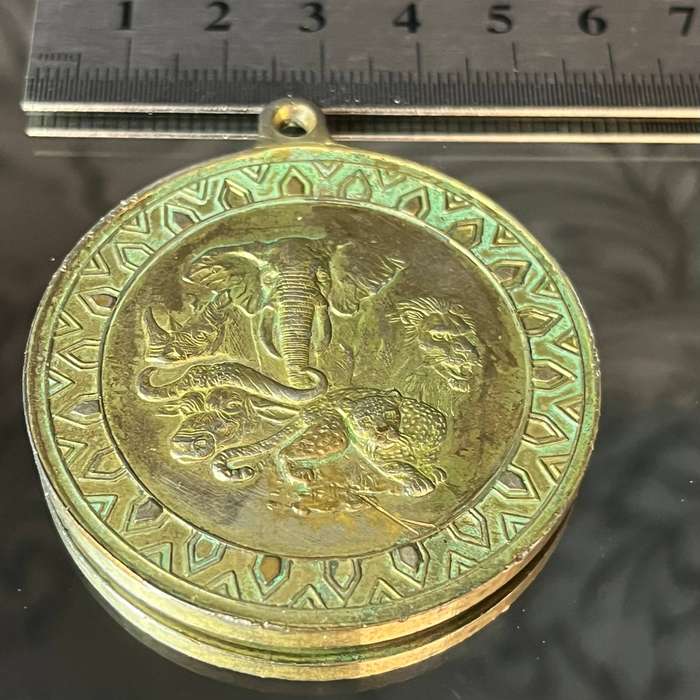 Vintage Gold-Tone Medal  Gourmet Festival Swiss Award
