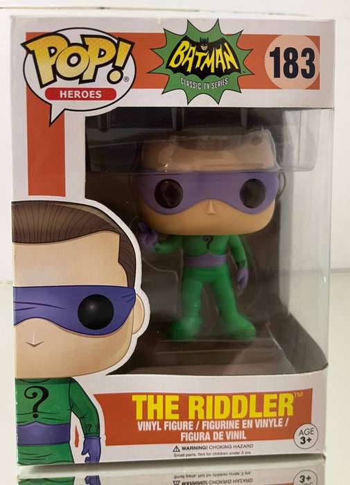 Funko Pop! Batman Classic TV Series The Riddler #183  DC Heroes Vinyl Figure