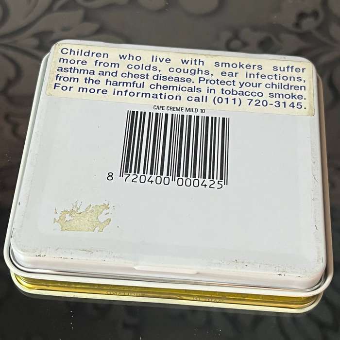 Retro Tobacco Tin  Henri Wintermans Café Crème Mild (Made in Holland)