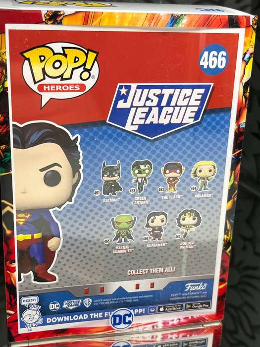 Funko Pop! Heroes #466  Superman (Justice League)  Target Exclusive  HARD TO FIND IN S.A!!