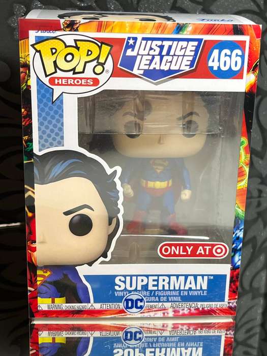 Funko Pop! Heroes #466  Superman (Justice League)  Target Exclusive  HARD TO FIND IN S.A!!