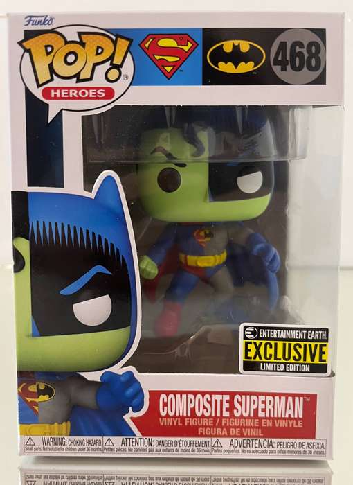 Funko Pop! DC Heroes Composite Superman #468  Entertainment Earth Exclusive (Limited Edition)