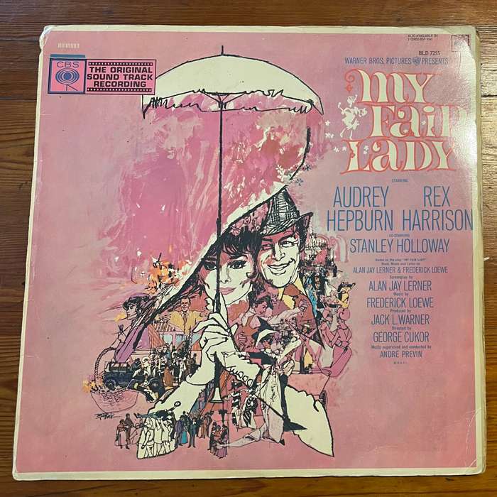 My Fair Lady Original Soundtrack LP  Audrey Hepburn, Rex Harrison (CBS Records, 1964)