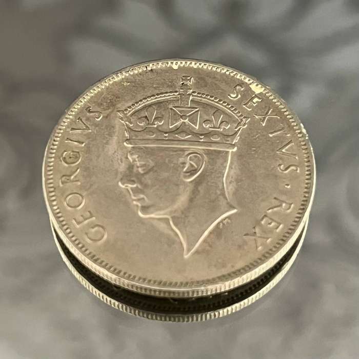 East Africa 1 Shilling George VI  Silver Nickel Collectible Coin
