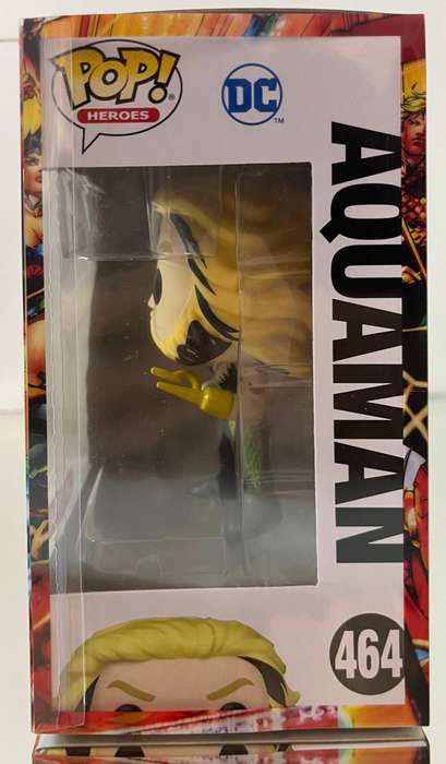 Funko Pop! DC Justice League Aquaman #464  Target Exclusive with Sleeve