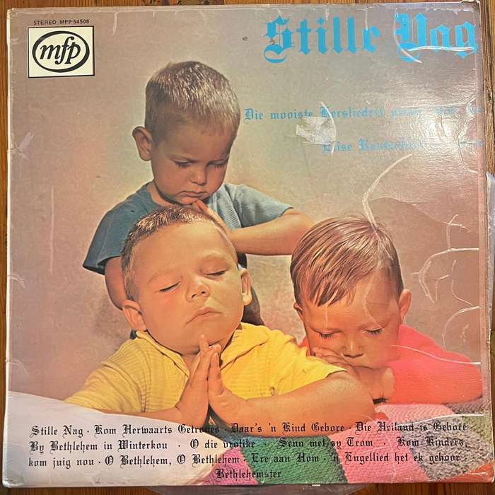 Stille Nag  Elise Rautenbach Singers  Afrikaanse Kersfees LP  Vinyl Record