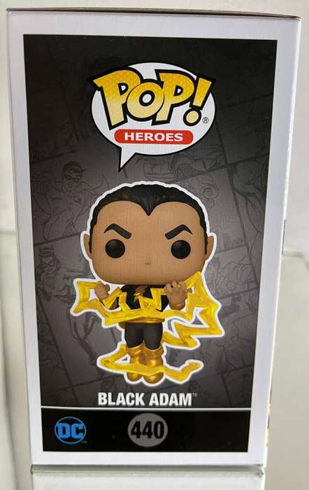  Funko Pop! DC Super Heroes  Black Adam #440 (Special Edition)  Rare Collectors Exclusive