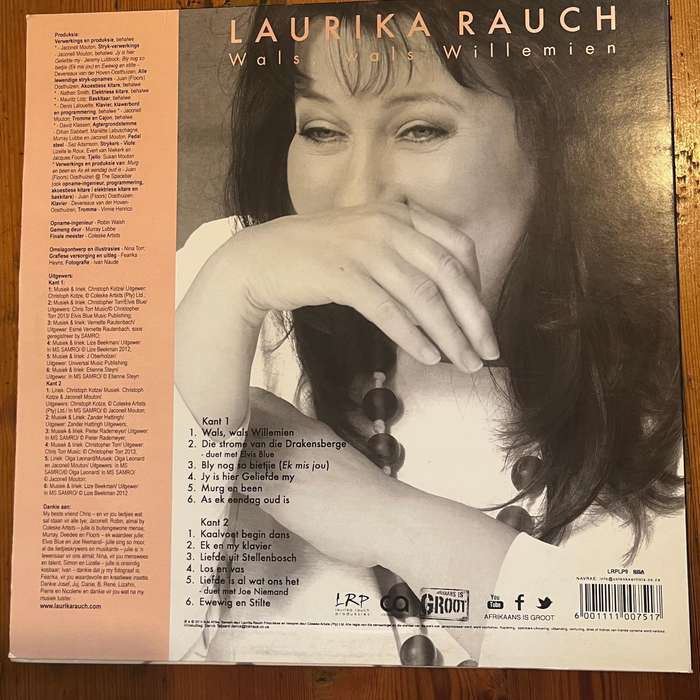 Laurika Rauch  Wals, wals Willemien  Vinyl Record (Afrikaans Music Legend)