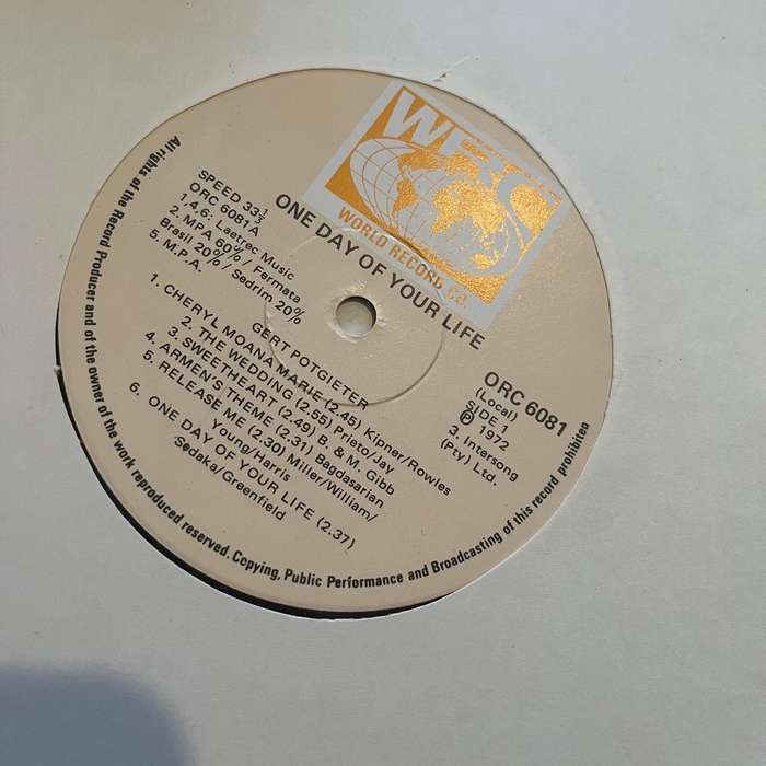 Die Goue Stem van Gert Potgieter  4 LP Box Set (1972, World Record Co.)