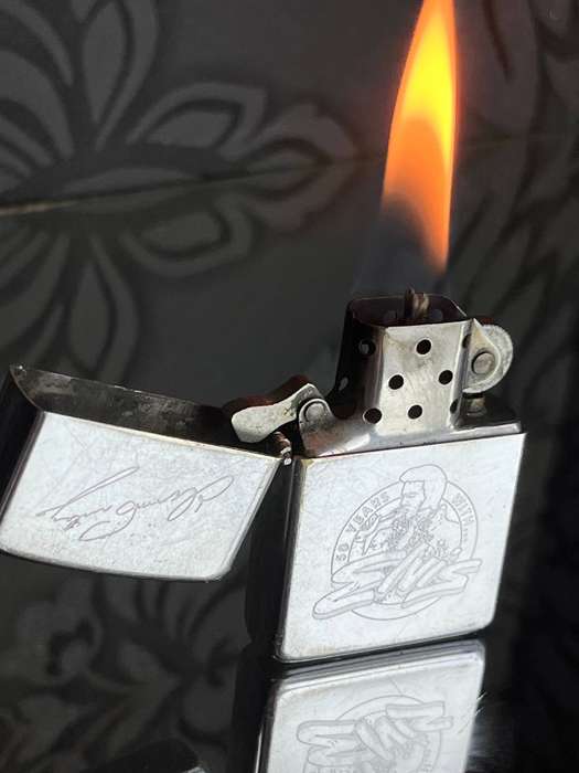 Zippo Elvis Presley 50 Years Commemorative Lighter  Working