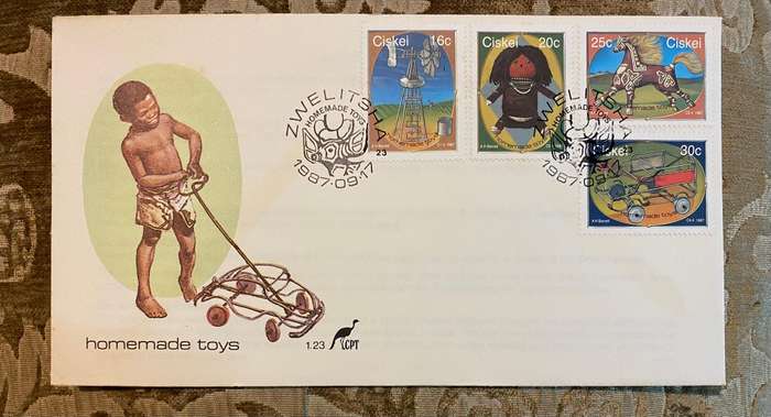 FDC 1987  - Zwelitsha Homemade Toys