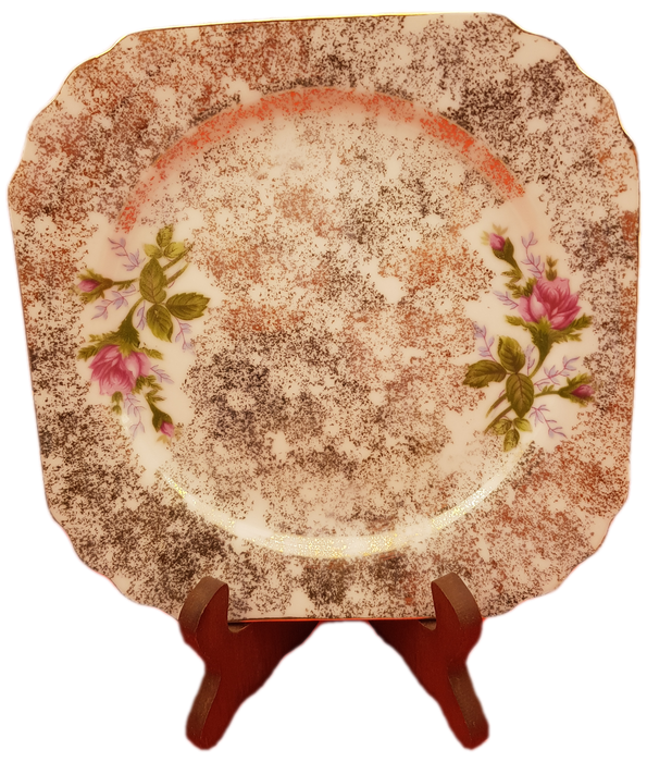 Vintage STRATHMORE Fine China Hand Painted Plate No 6063 - England (4 Available)