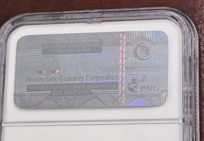 2008 South Africa R5 Mandela 90th Birthday NGC Graded MS 66
