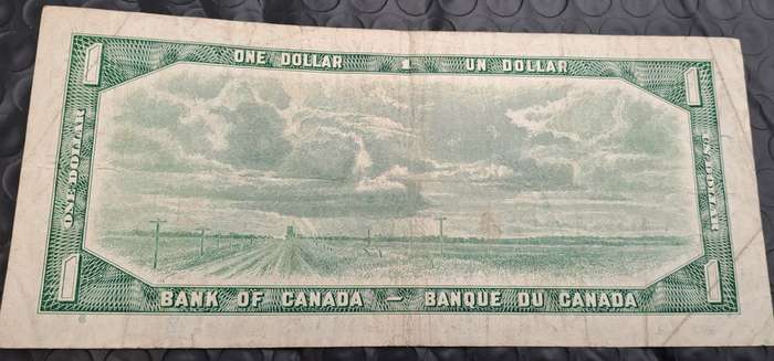1954  Canada  1 Dollar - Elizabeth II without devil's face