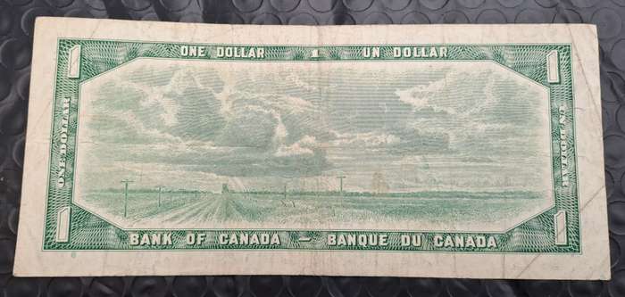 1954  Canada  1 Dollar - Elizabeth II without devil's face