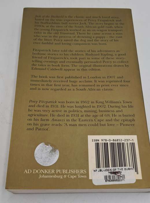 100 Year Celebration "Jock of the Bushveld" Centenary Edition 1907-2007