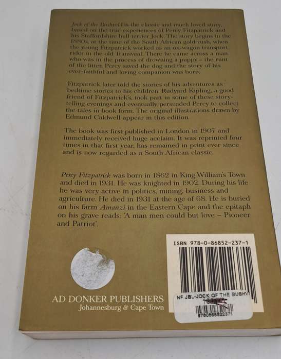 100 Year Celebration "Jock of the Bushveld" Centenary Edition 1907-2007