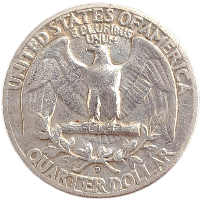 1952 United States .900 silver ¼ Dollar "Washington Silver Quarter"