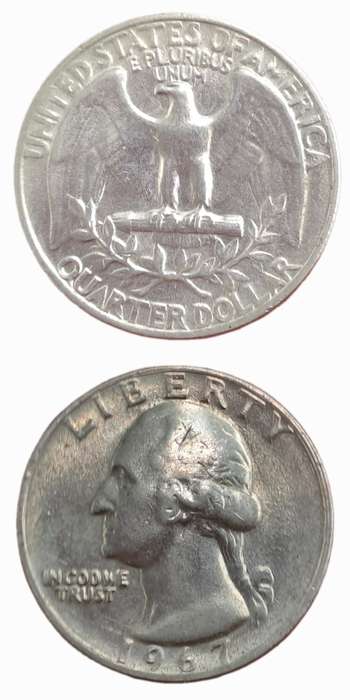 1967 United States  ¼ Dollar "Washington Quarter"