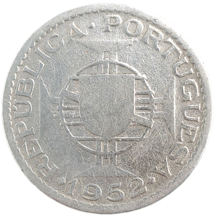 1952 Angola (Silver .720) 10 Escudos-