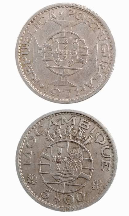 1971 Mozambique 5 Escudos
