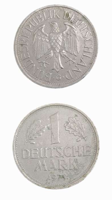 1979(G) Federal Republic of Germany 1 Mark coin