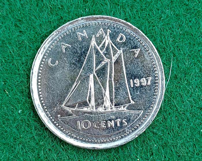 1997 Canada 10 Cents - Elizabeth II 3rd Portrait
