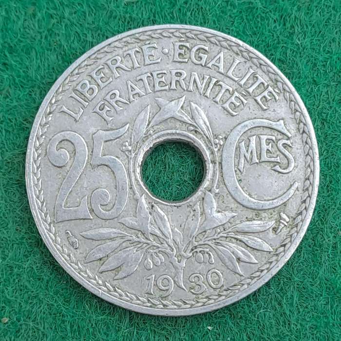 1930 France 25 Centimes