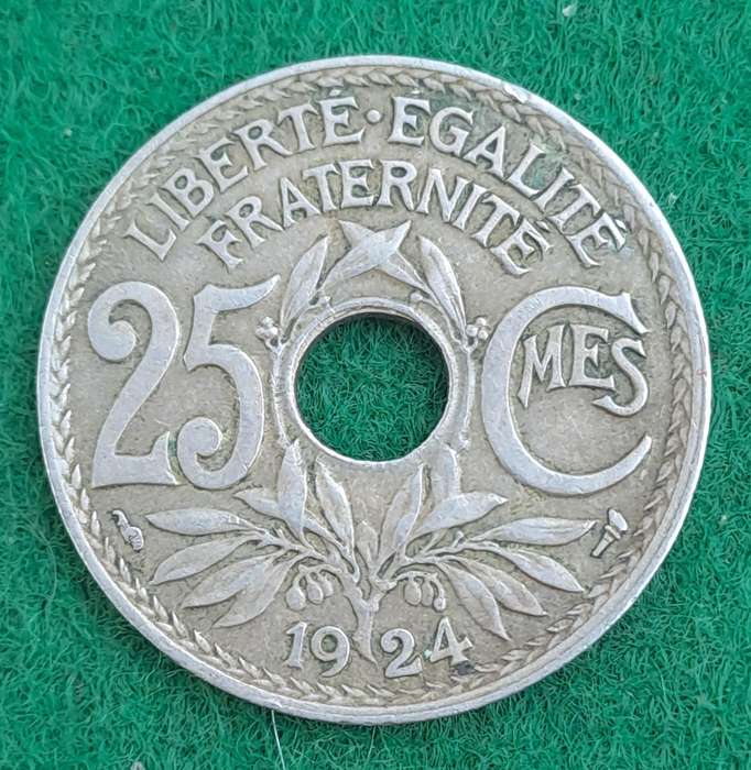1924 France 25 Centimes