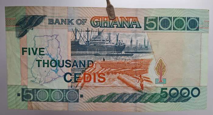 1997 Ghana 5000 Cedis Large-Banknote