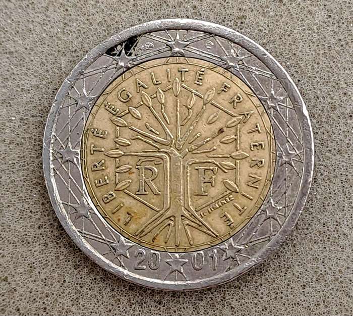 2001 France 2 Euro Coin