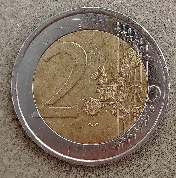 2001 France 2 Euro 1st map Coin