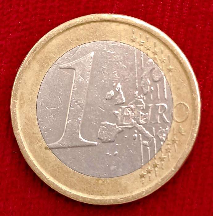 2006 Spain 1 Euro - Juan Carlos I 1st type, 1st map-Coin