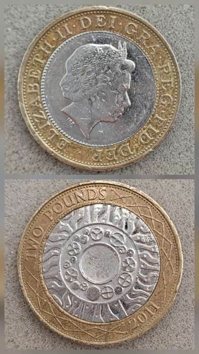 2011 United Kingdom -2 Pounds - Elizabeth II 4th portrait, Technology