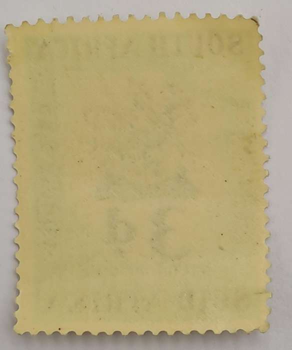 1958 South Africa Union 3 Pence (3d) revenue stamp