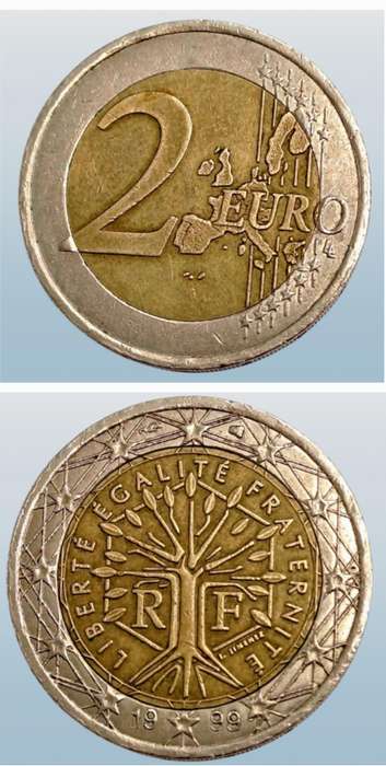 1999 France 2 Euro 2nd map
